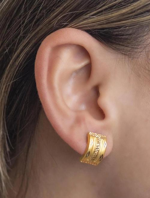 Gold 22 Ayar Küpe (3324)