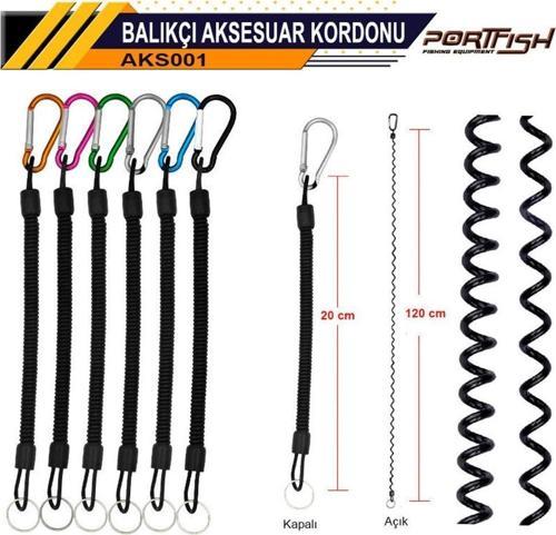 Karabinalı Balıkçı Aksesuar Kordonu [ 20*120cm ]