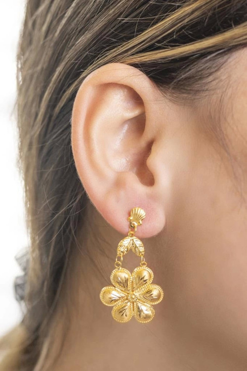Gold 22 Ayar Küpe 3273