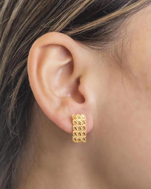 Gold 22 Ayar Küpe
