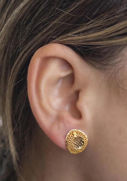 Gold 22 Ayar Küpe (3322)