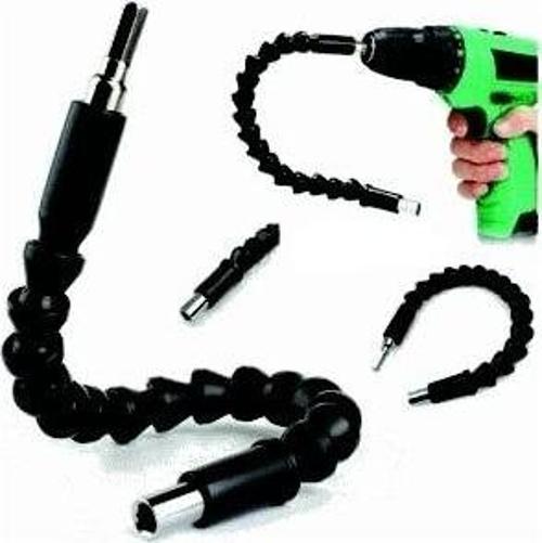 Büro Ev Ofis Takım Çantası için 30CM Bükülür Oynar Bits Uzatma Matkap Ucu Vidalama Aparatı