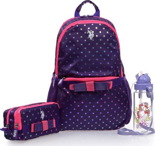 U.S. Polo. Assn. Kız Çocuk Okul Çanta Seti PLSET242909207
