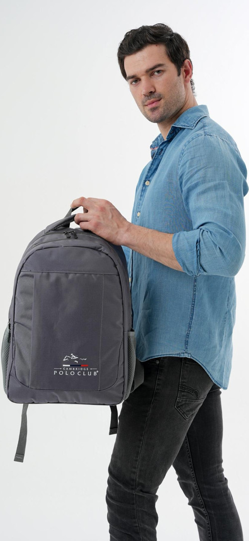 Unisex Çok Gözlü Sırt Çantası Plcan2172