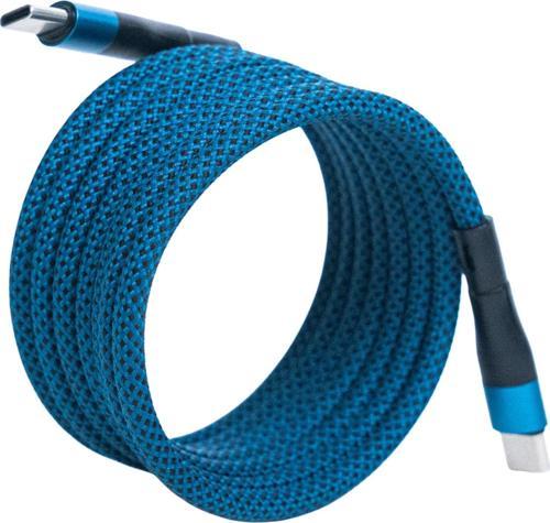 BMCC-03 Mavi Manyetik USB-C-USB-C Kablo – 2 m, 60 W Hızlı Şarj