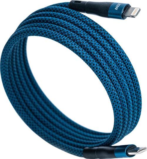 BMLC-01 Mavi Manyetik 1m Hızlı Şarj Kablosu – Type-C - Lightning, 3 A