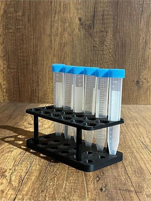 15ml Falkon Minimal Deney Tüpü Standı (6*3) (Tüpler görsel amaçlıdır)