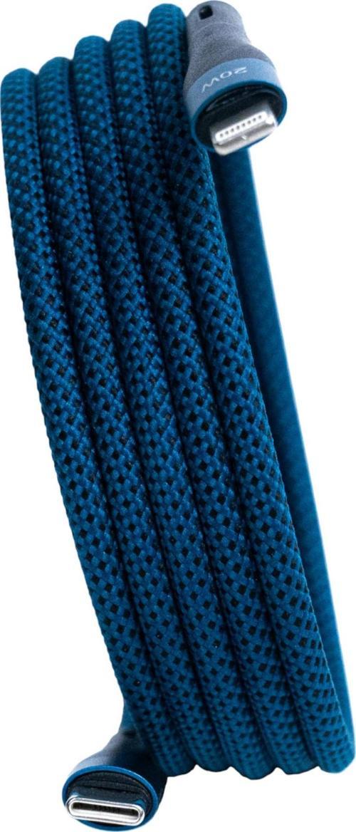 KS-CL01 Mavi Manyetik USB-C›Lightning Kablosu – 1 m, Süper Hızlı Şarj