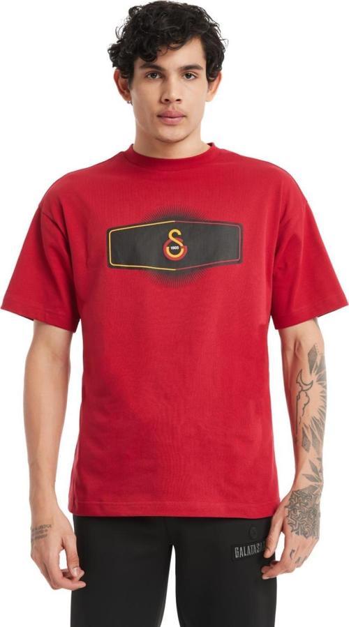 Orijinal Lisanslı GS Logo Kırmızı Erkek T-Shirt
