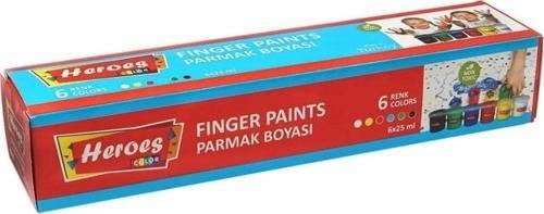 ERN-710 Heroes Color 6lı Parmak Boya - Eren Oyuncak