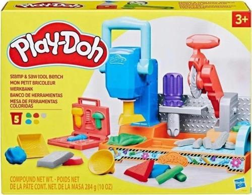 Çocuk F9141 Play-Doh Renkli El Aletleri Tezgahı Oyun Seti +3 yaş