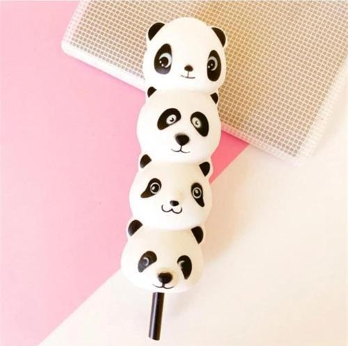 Sevimli Panda Squishy Kalem Beyaz