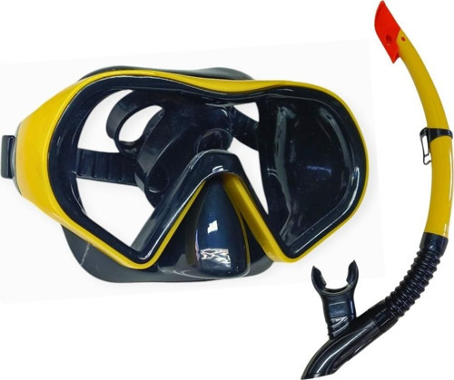 Star Diving Dalış Maskesi ve Snorkel Yetişkin - 51712-SARI