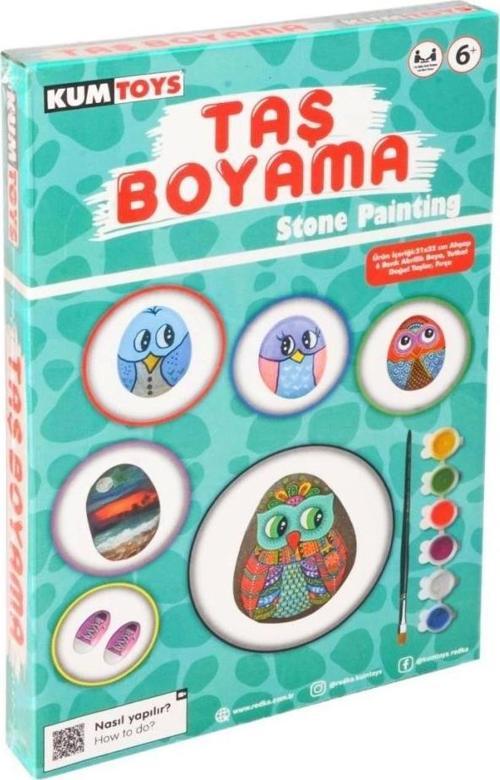 Çocuk 5307 Kumtoys Taş Boyama - Stone Painting / +6 yaş