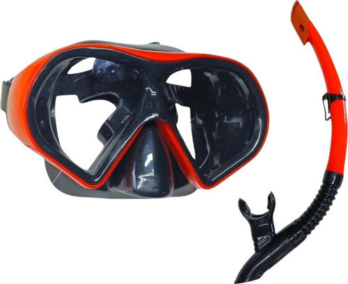 Star Diving Dalış Maskesi ve Snorkel Yetişkin - 51713-KIRMIZI
