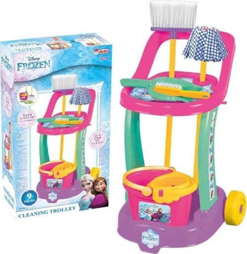 Çocuk 03596 Frozen Temizlik Arabası -Dede
