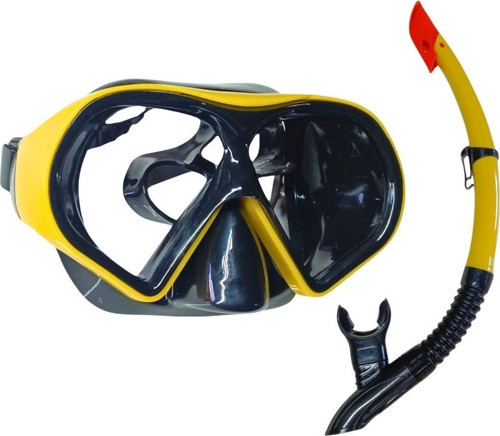 Star Diving Dalış Maskesi ve Snorkel Yetişkin - 51713-SARI