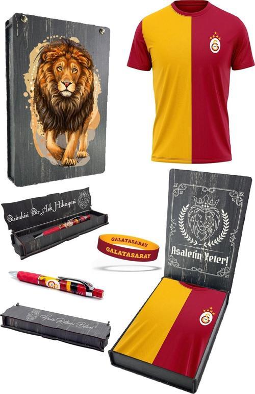 Orijinal Lisanslı 5 Yıldızlı Sarı Kırmızı Erkek T-Shirt + Uçlu Kalem Set Hed
