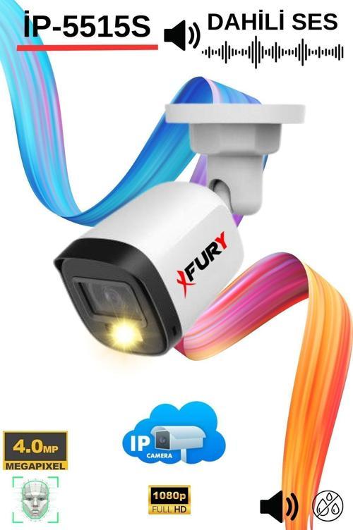 IP Kamera Sesli Gece Renkli 4MP Suya Dayanıklı Güvenlik Kamerası Ultra Led Renkli Gece Görüş Poe