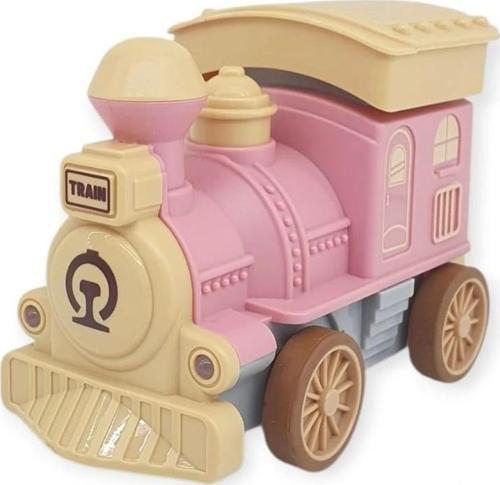 Oyuncak Tren Işıklı Sesli Bas Gitsin 14cm - PEMBE - 8068A