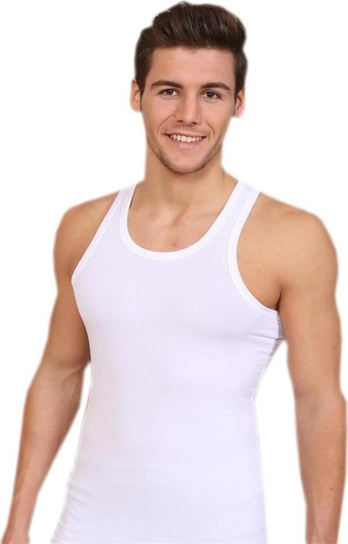 Erkek Ribana Pamuklu Erkek 3 Lü Atlet Berrak-1008