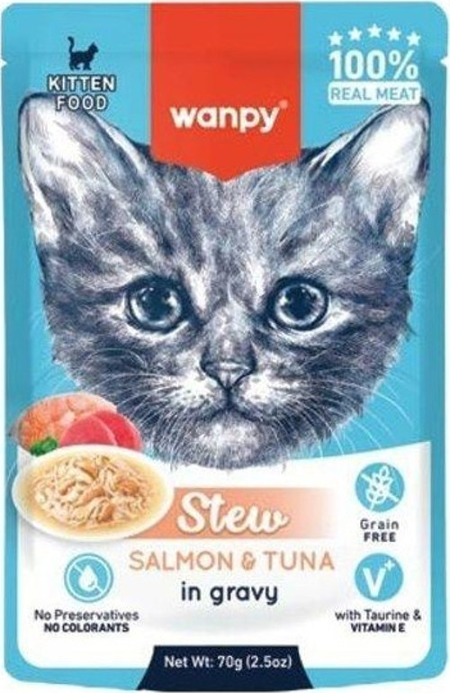 Somon & Ton Balıklı Yaş Kedi Maması 70 Gr