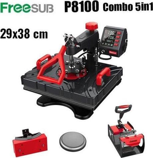Combo 5in1 Transfer Baskı Presi 29X38 cm
