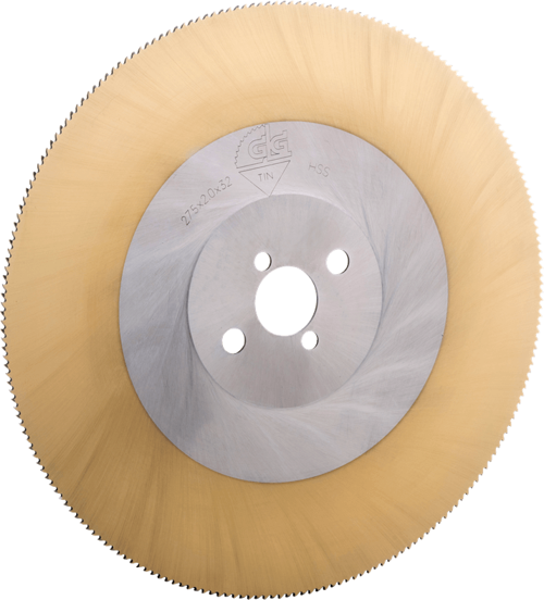 GLG 250x2x32mm BW diş TIN Kaplamalı - HSS Daire Testere Bıçağı (Demir Alaşımlı Metal Kesimi)