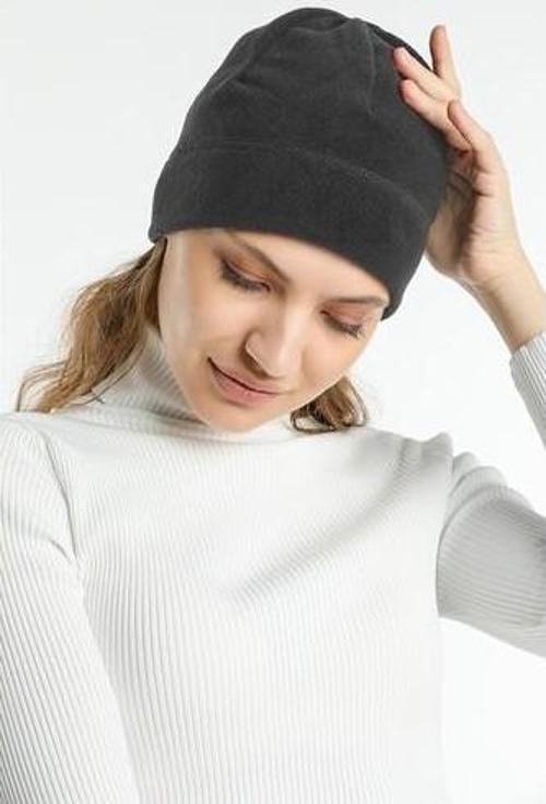 Antrasit Kadın Spor Polar Bere
