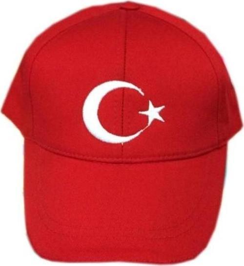 Ay Yıldız Nakışlı Bayrak Şapka