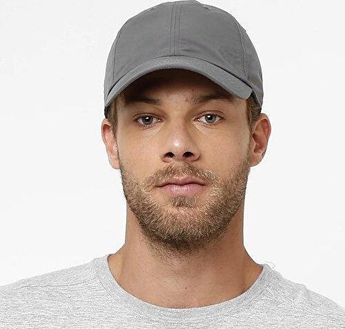 Spor Outdoor Gri Şapka Yazlık Yıkanabilir Şapka Cap