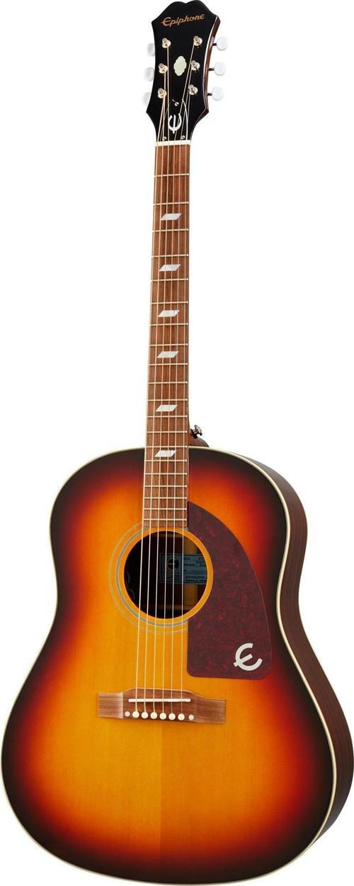Masterbilt Texan Elektro Akustik Gitar (Faded Cherry)