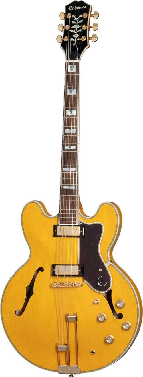 Sheraton Frequensator Semi-Hollowbody Elektro Gitar (Natural)
