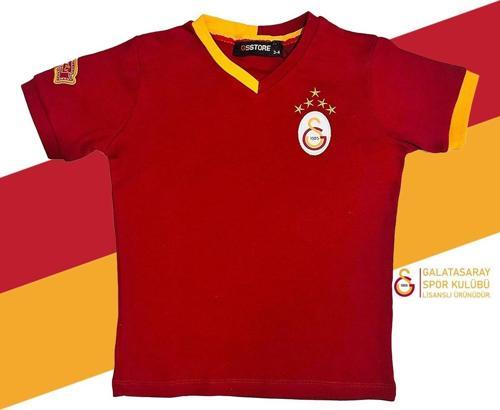 Orijinal Lisanslı 5 Yıldızlı Kırmızı Basic Çocuk T-shirt