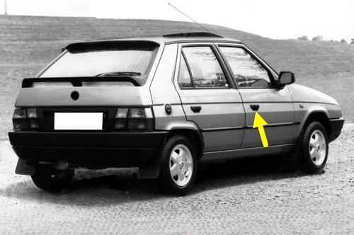 Skoda Favorit 1988-1995 Sağ Ön Kapı Dış Açma Kolu 115988105