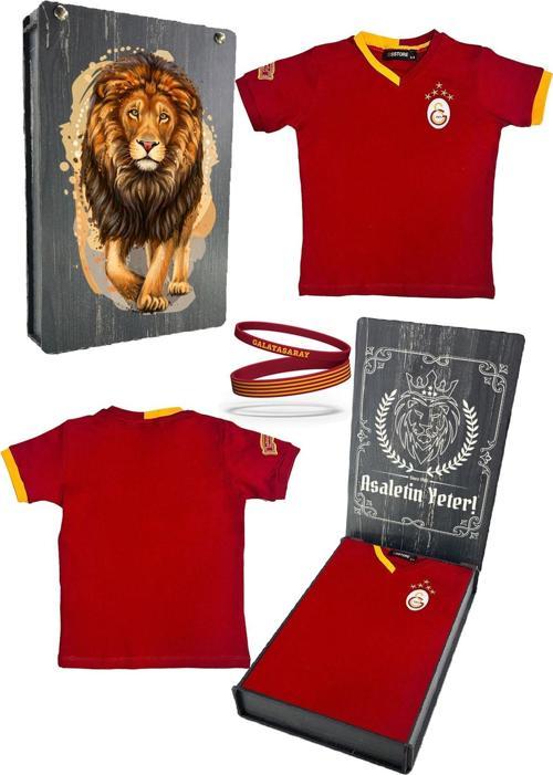 Orijinal Lisanslı 5 Yıldızlı Kırmızı Basic Çocuk T-shirt + Bileklik Set Hedi