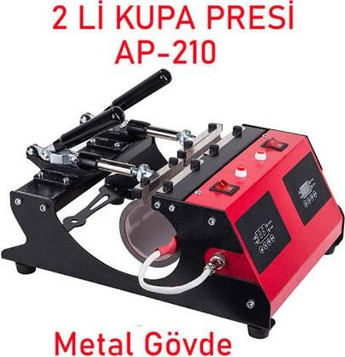İkili Kupa Baskı Presi AP1821 (Fincan ve Standart Rezistans)