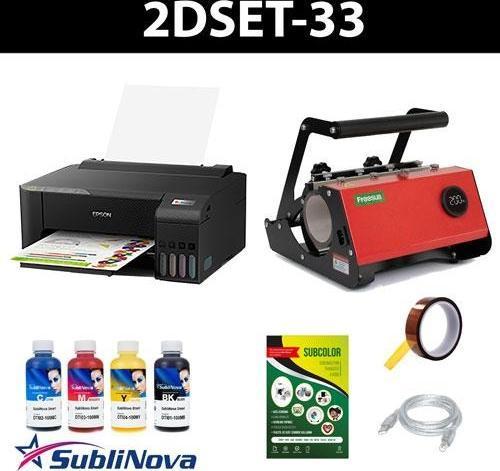 Kupa Baskı Seti (Freesub F270+ Epson L1250)
