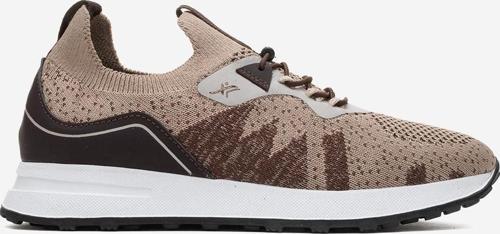 Kadın Trikolu Aksesuar Bağcıklı Comfort Sneaker CR 2486 VİZON
