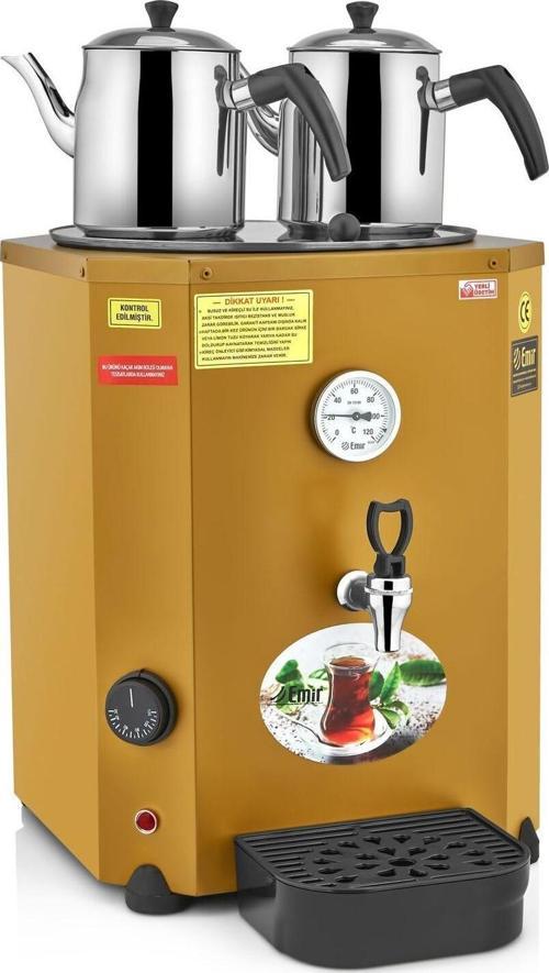 Jumbo Çay Kazanı 2 Demlikli Çay Makinesi 23 Lt