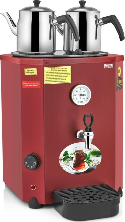 Jumbo Çay Kazanı 2 Demlikli Çay Makinesi 23 Lt