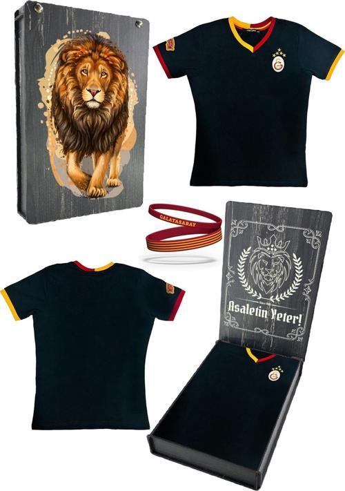 Orijinal Lisanslı 5 Yıldızlı Siyah Basic Çocuk T-shirt + Bileklik Set Hediye