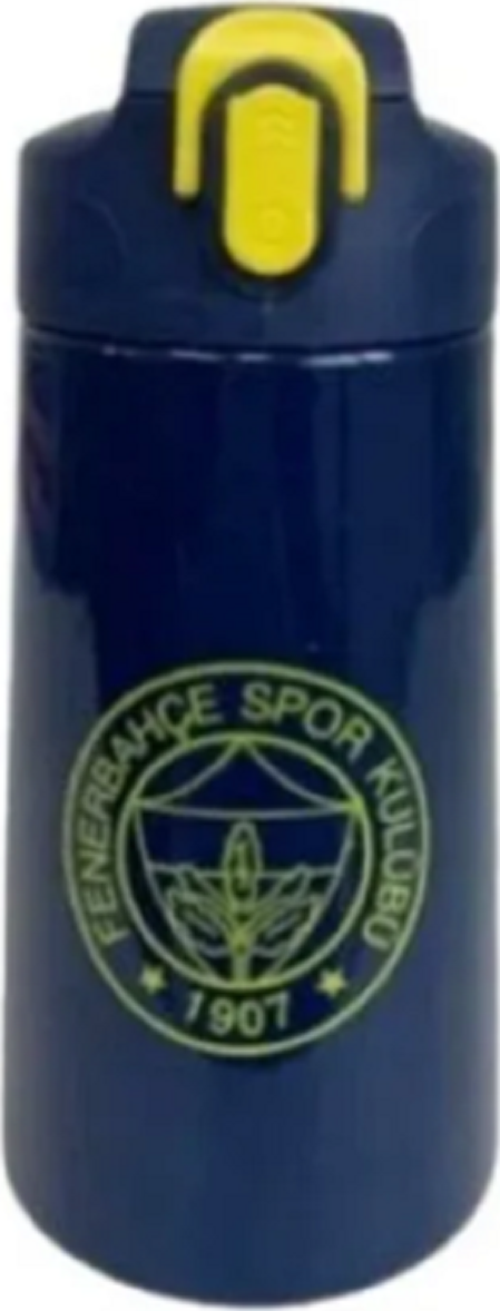 Fenerbahçe Lisanslı Logolu Pipetli Çelik Matara 500ML