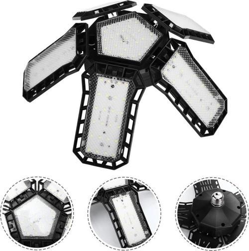 Ledx Ayarlanabilir Açılı 5 Kanatlı 148 Smd Ledli Galaxy Projektör Işığı 60W 6600 Lumen E27 Duy Ampul 32Cm Çap