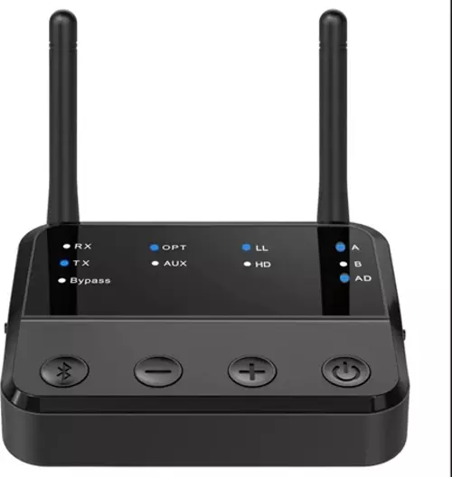 alcomm Kablosuz Ses Adaptörü Kayıpsız Ses Kalitesi Için Bluetooth 5.2 Alıcı ve Verici 2'si 1 Arada 