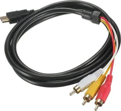 HDMI Rca Kablosu 1080 P HDMI Erkek 3 Rca S-Video Av Ses Kablosu Kablosu Adaptörü Tv Hdtv DVD Için