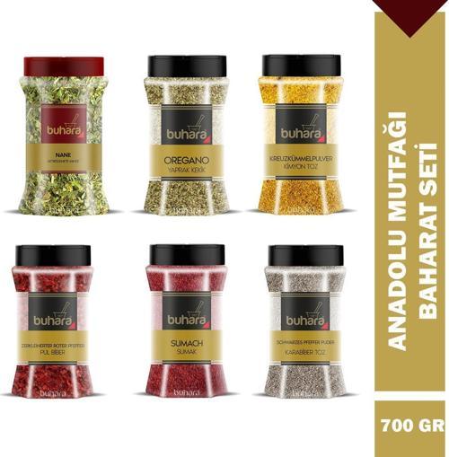 ANADOLU MUTFAĞI BAHARATI 6'lı SET 700 Gr