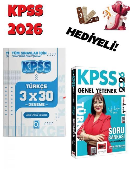 2026 KPSS Türkçe Çözümlü Soru Bankası ve Deneme Seti 2 Kitap Bigelio ve Yargı Yayınları
