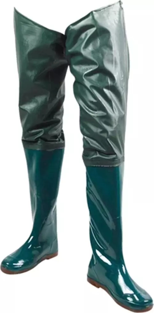 Cuticate Su Geçirmez Balıkçı Pantolonu Pvc Yağmur Kalça Wader Su Pantolonu Sığ Çorap Çizme 43 