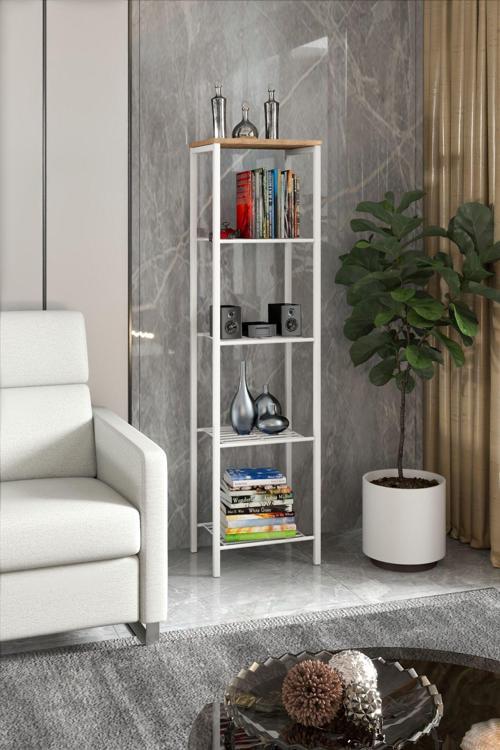 Beyaz 40 Cm Çok Amaçlı Raf, Mutfak Rafı , Banyo Düzenleyici Raf 1893B